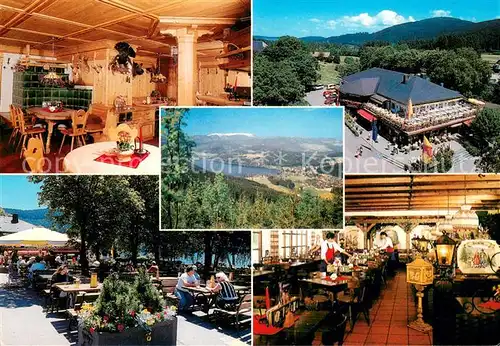 AK / Ansichtskarte Titisee Restaurant Bergsee Terrasse Landschaftspanorama Schwarzwald Titisee