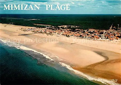 AK / Ansichtskarte Mimizan_Plage La plage vue aerienne Mimizan_Plage