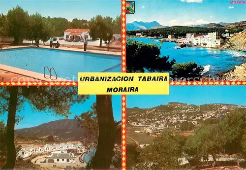 AK / Ansichtskarte Moraira Urbanizacion Tabaira Piscine Paysage Cote Moraira