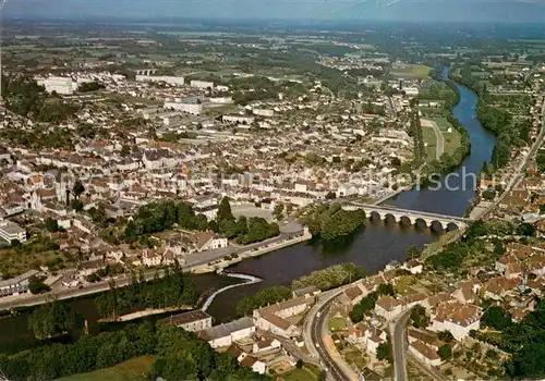 AK / Ansichtskarte Le_Blanc_Indre Vue aerienne Le_Blanc_Indre