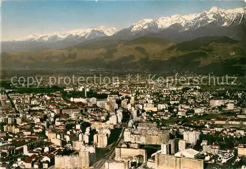 AK / Ansichtskarte Grenoble Les nouveaux Boulevards et la Chaine de Belledonne Vue aerienne Grenoble