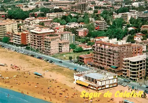 AK / Ansichtskarte Tarragona Segur de Calafell Playa Fliegeraufnahme Tarragona