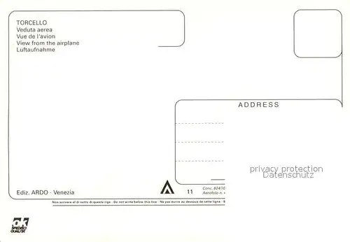AK / Ansichtskarte Torcello Fliegeraufnahme Torcello