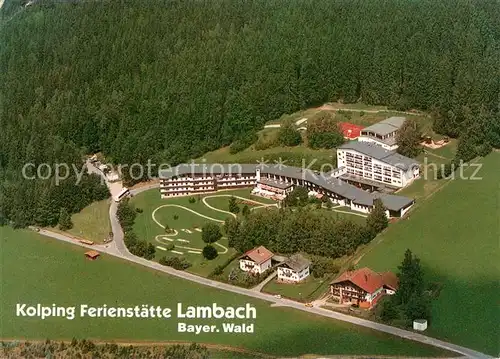 AK / Ansichtskarte Lambach_Lam Kolping Ferienstaette Lambach Fliegeraufnahme Lambach_Lam