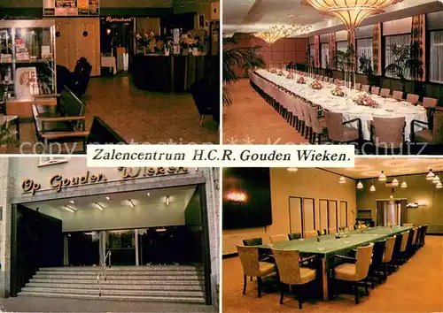 AK / Ansichtskarte Scheveningen Zalencentrum Hotel Cafe Restaurant Gouden Wieken Scheveningen