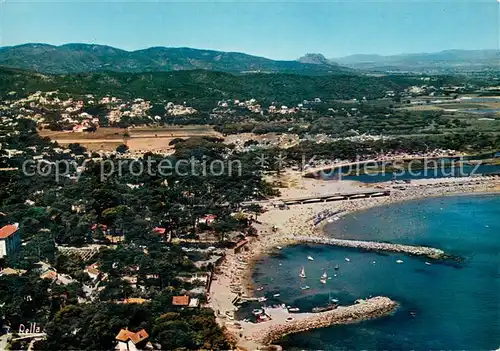 AK / Ansichtskarte Saint Aygulf_Var Vue aerienne sur le port et la plage Saint Aygulf Var