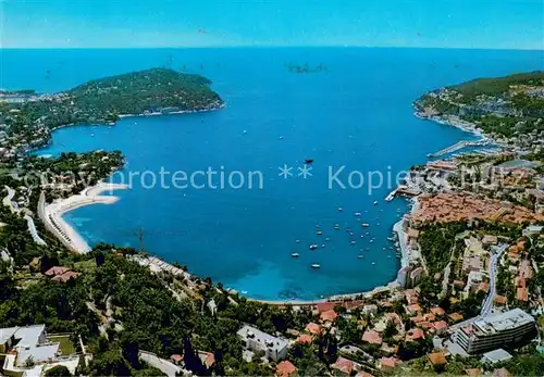 AK / Ansichtskarte Villefranche sur Mer La Rade Le Cap Ferrat Villefranche Le Mont Boron Vue aerienne Villefranche sur Mer