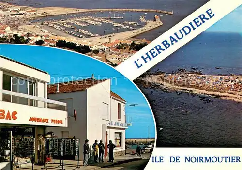 AK / Ansichtskarte Ile_de_Noirmoutier lHerbaudiere Vue aerienne Ile_de_Noirmoutier