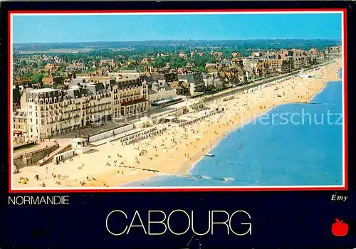 AK / Ansichtskarte Cabourg La plage Grand Hotel vue aerienne Cabourg