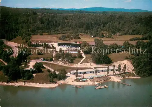 AK / Ansichtskarte Bellecin_Orgelet Centre nautique vue aerienne 