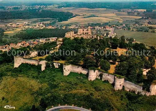 AK / Ansichtskarte Coucy le Chateau Auffrique Ruines du chateau vue aerienne Coucy le Chateau Auffrique