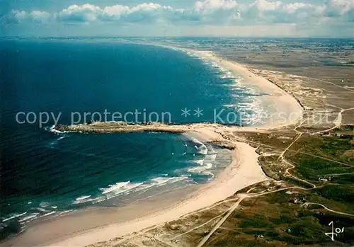 AK / Ansichtskarte Plomeur Pointe de la Torche et la Palue de Treguennec Pays Bigouden vue aerienne Plomeur