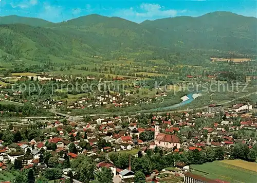 AK / Ansichtskarte Lenggries Fliegeraufnahme Lenggries