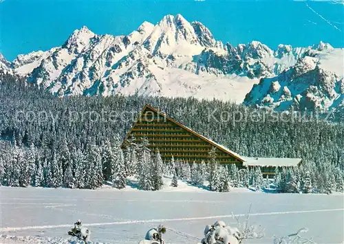 AK / Ansichtskarte Strbske_Pleso Interhotel Patria Hohe Tatra Winterlandschaft Strbske_Pleso