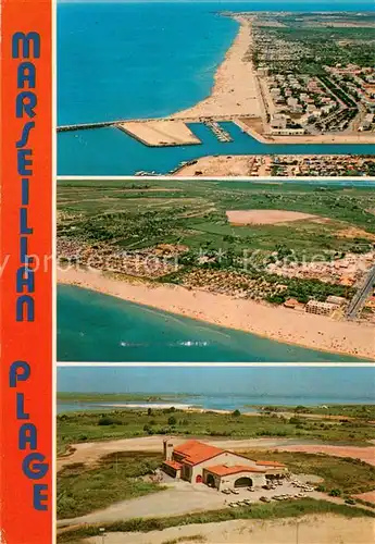 AK / Ansichtskarte Marseillan_Plage Vues aeriennes Marseillan_Plage