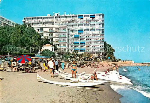 AK / Ansichtskarte Marbella_Andalucia Hotel Skol desde la playa Marbella_Andalucia