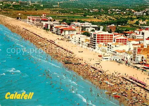 AK / Ansichtskarte Calafell Strand Hotels Fliegeraufnahme Calafell