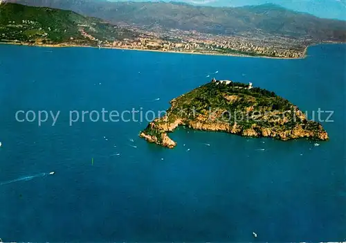 AK / Ansichtskarte Albenga Isola Gallinara veduta aerea Albenga