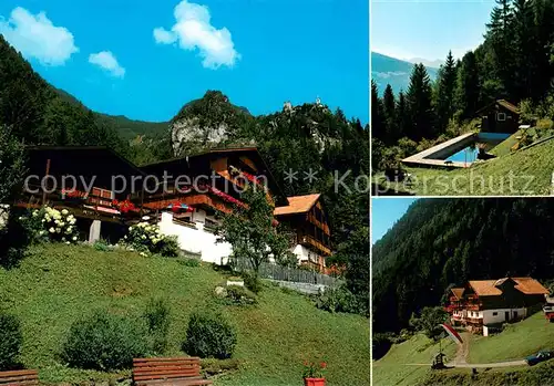 AK / Ansichtskarte Uttenheim_Suedtirol Gasthaus Bauhof Pool Uttenheim Suedtirol