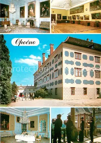 AK / Ansichtskarte Opocno Zamek Details Opocno