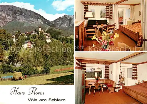 AK / Ansichtskarte Voels_Schlern_Suedtirol Haus Florin Gaestezimmer Voels_Schlern_Suedtirol