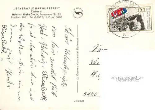 AK / Ansichtskarte Zwiesel_Bad_Gottleuba Berggiesshuebel Bayerwald Baerwurzerei Probierstube Destillierblase Ortsansicht Zwiesel_Bad