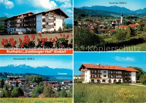 AK / Ansichtskarte Endorf_Bad Kurhotel Stroebinger Hof Hochries Wendelstein Simssee Endorf_Bad