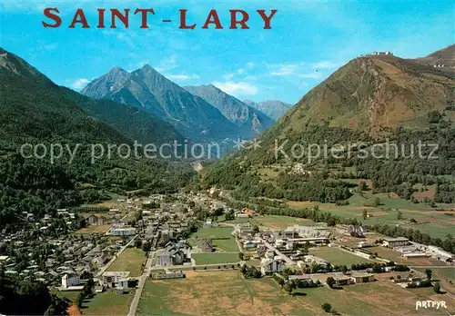 AK / Ansichtskarte Saint Lary Soulan Les Pyrenees Vue generale le Pla dAdet et le Pic d Aret Saint Lary Soulan