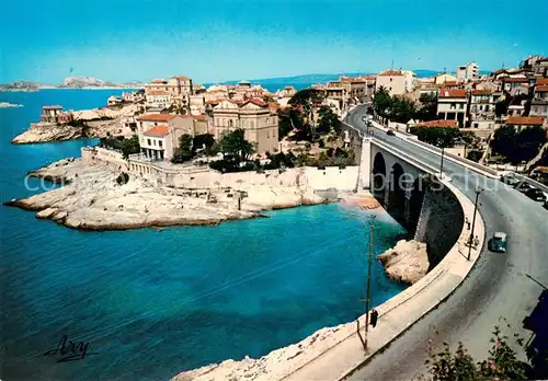 AK / Ansichtskarte Marseille_Bouches du Rhone Promenade de la Corniche Le Petit Nice Marseille