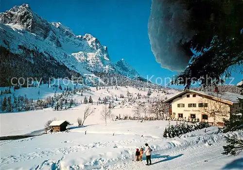 AK / Ansichtskarte Mittenwald_Bayern Gasthaus Ferchensee Panorama Mittenwald Bayern