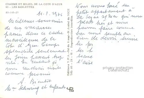 AK / Ansichtskarte Les_Sablettes Vue partielle Les_Sablettes