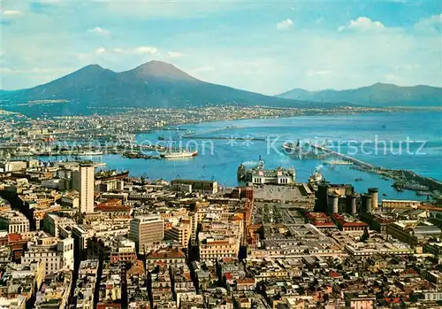 AK / Ansichtskarte Napoli_Neapel Panorama e Vesuvio Napoli Neapel