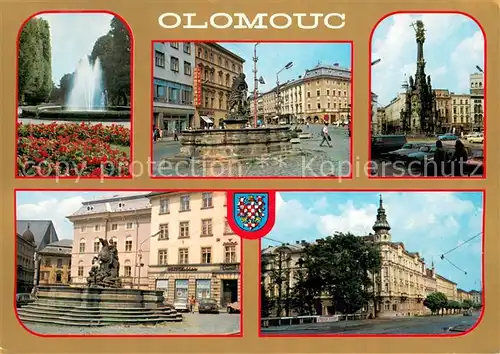 AK / Ansichtskarte Olomouc Premyslovske hradiste na jeho predhradi zalozeno mesto Kulturni a hospodarske centrum Hane Olomouc