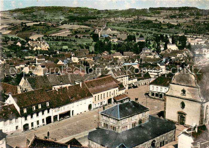 AK / Ansichtskarte Wasselonne_Bas_Rhin Place de la Mairie Vue aerienne