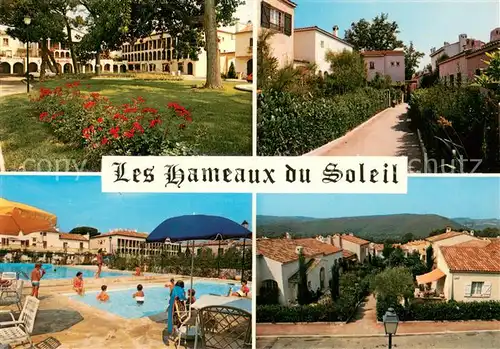 AK / Ansichtskarte Cagnes sur Mer La place la piscine les rues des Hameaux Cagnes sur Mer