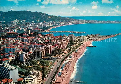 AK / Ansichtskarte Cannes_Alpes Maritimes Vue aerienne de la plage du midi Cannes Alpes Maritimes