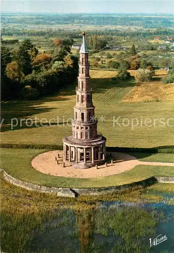 AK / Ansichtskarte Amboise La pagode de Chanteloup Seul vestige du chateau de Choiseul vue aerienne Amboise