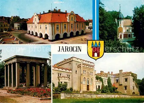 AK / Ansichtskarte Jarocin Rathaus Museum Mausoleum Palast Jarocin