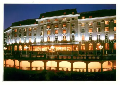 AK / Ansichtskarte Jachymov Radium Palace Nachtaufnahme Jachymov