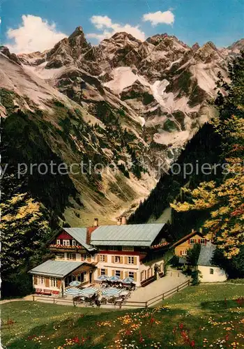 AK / Ansichtskarte Einoedsbach Gasthof Pension Allgaeuer Alpen Einoedsbach