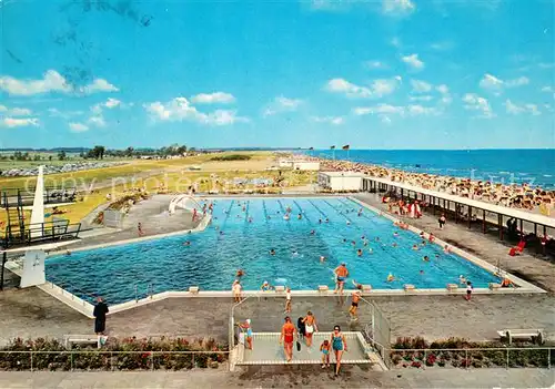 AK / Ansichtskarte Dahme_Ostseebad_Holstein Meerwasser Freibad 