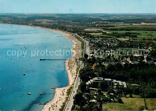 AK / Ansichtskarte Haffkrug_Ostseebad Luebecker Bucht Fliegeraufnahme Haffkrug_Ostseebad