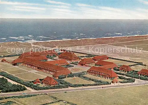 AK / Ansichtskarte Westerland_Sylt Nordseesanatorium Fliegeraufnahme Westerland_Sylt