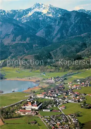 AK / Ansichtskarte Schlehdorf am Kochelsee mit Heimgarten Fliegeraufnahme Schlehdorf