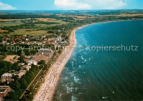 AK / Ansichtskarte Scharbeutz_Ostseebad Fliegeraufnahme Scharbeutz_Ostseebad