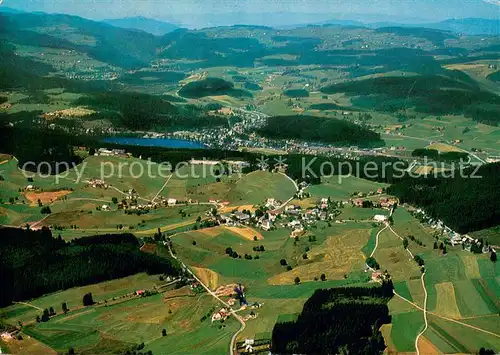 AK / Ansichtskarte Saig_Schwarzwald Hoehenluftkurort Fliegeraufnahme Saig Schwarzwald