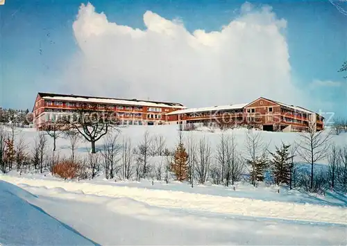 AK / Ansichtskarte Freudenstadt Ferienheim der Gemeinnuetzigen Urlaubskasse fuer die Bauwirtschaft Winterlandschaft Schwarzwald Freudenstadt