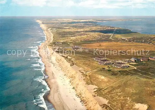 AK / Ansichtskarte Kampen_Sylt Nordseebad Fliegeraufnahme Kampen Sylt