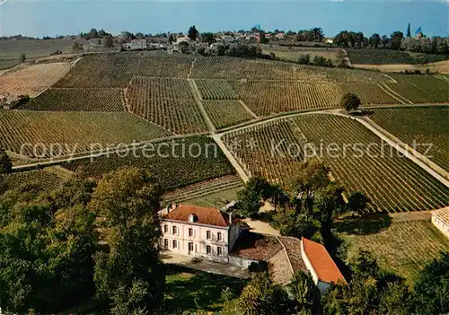 AK / Ansichtskarte Saillans_Gironde Chateau Magondeau Vignoble vue aerienne Saillans_Gironde