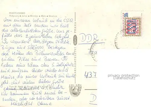 AK / Ansichtskarte Rokycany Janov Mirosov Myto Strasice Rokycany